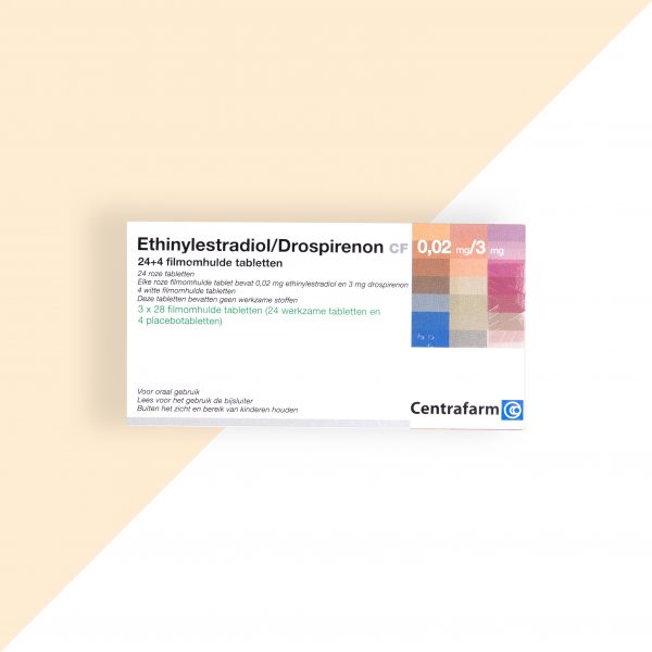 Ethinylestradiol/ Drospirenon 0,02/3mg 24+4 Centrafarm